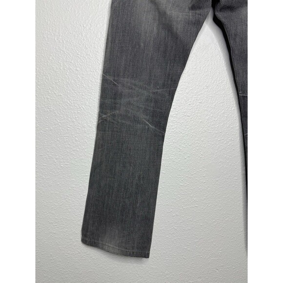 VTG Levis Jeans Y2K 30x30 Black Flap Pocket Distressed Straight Hong Kong Denim - Picture 11 of 16